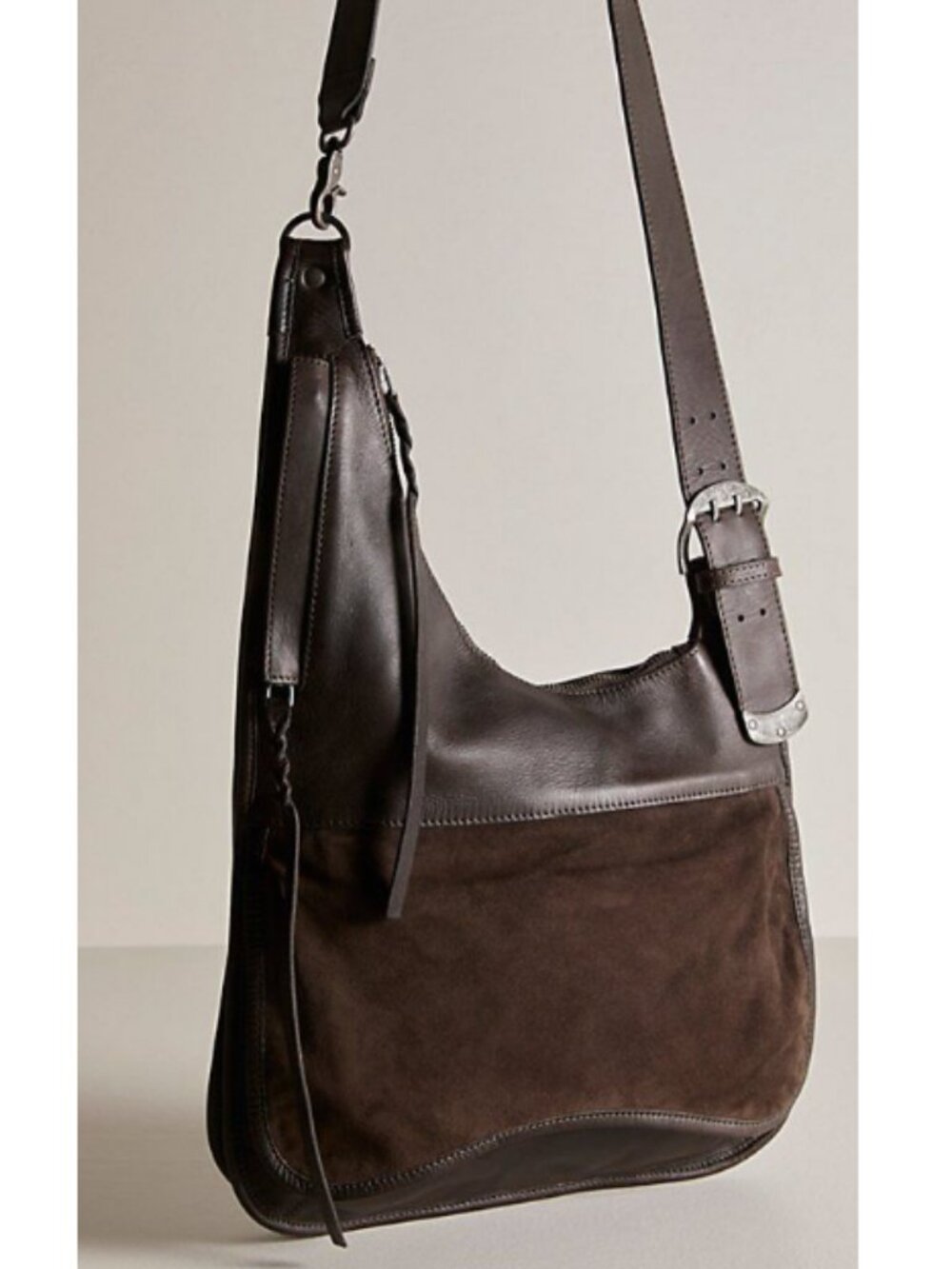 Free People We the Free Roots Rival Sling Bag in Brown